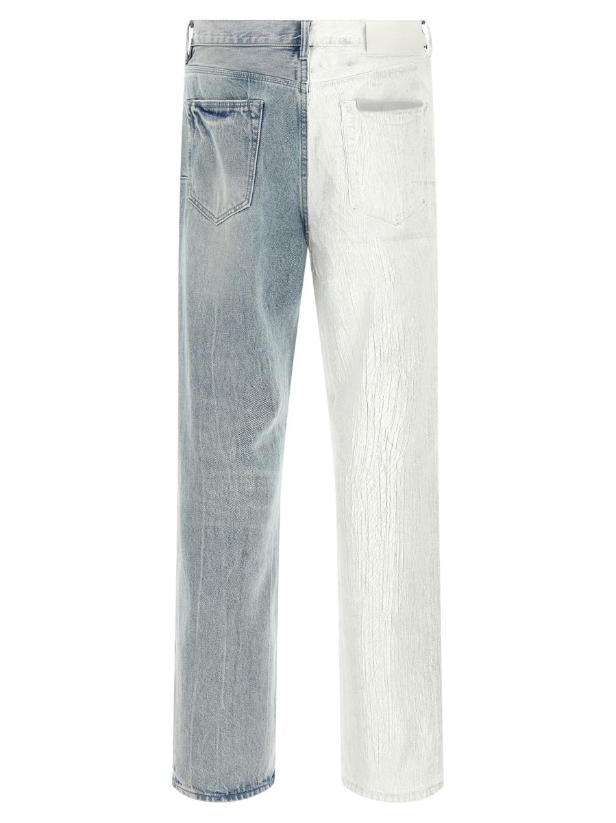 Lila Marke „Crackle Silver“ Jeans