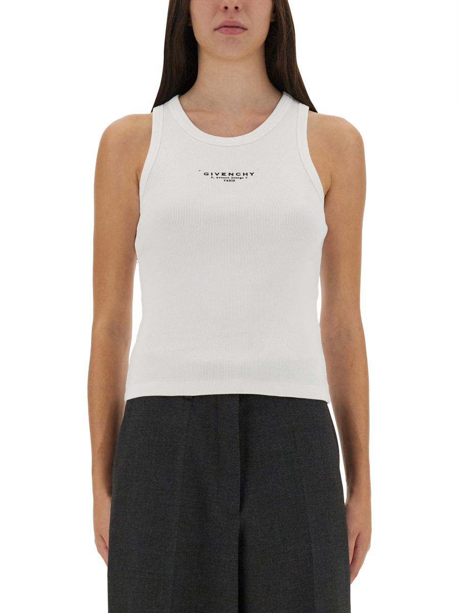 Givenchy – Schmales Tanktop mit Logo-Print