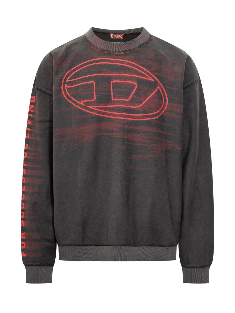 Diesel – Sweatshirt mit Rundhalsausschnitt und Logografik, Diesel