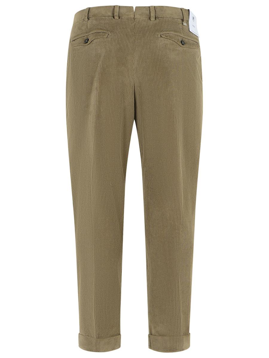 Pt Torino Beige Hose aus Baumwollmischung