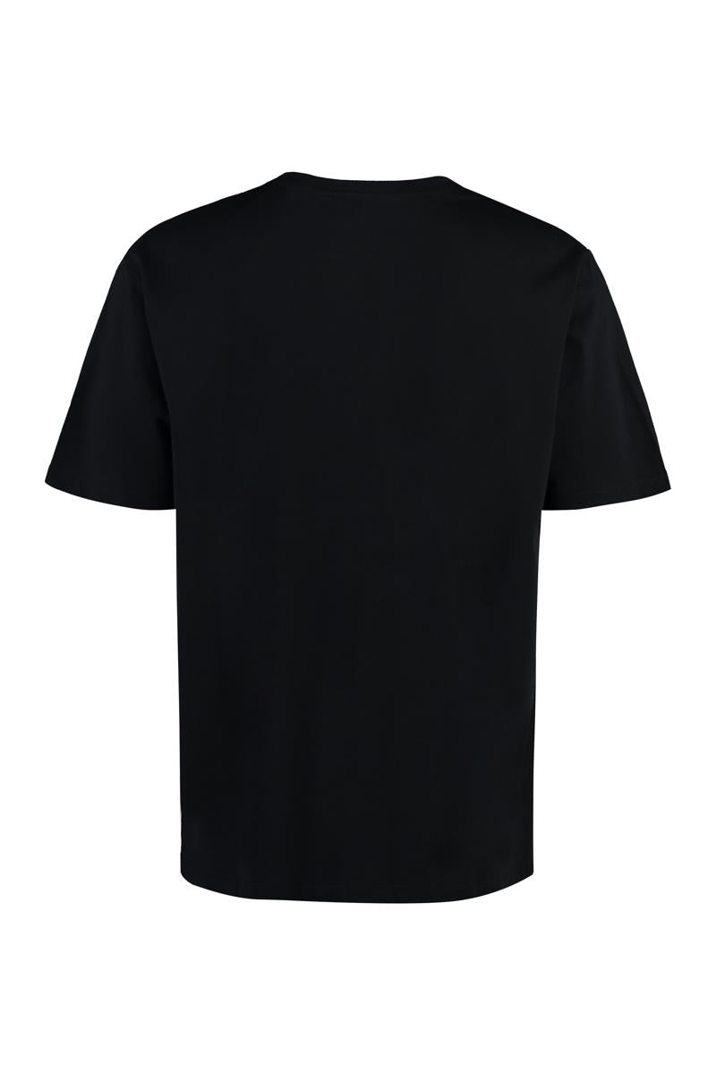 Balmain Baumwoll-T-Shirt mit Rundhalsausschnitt
