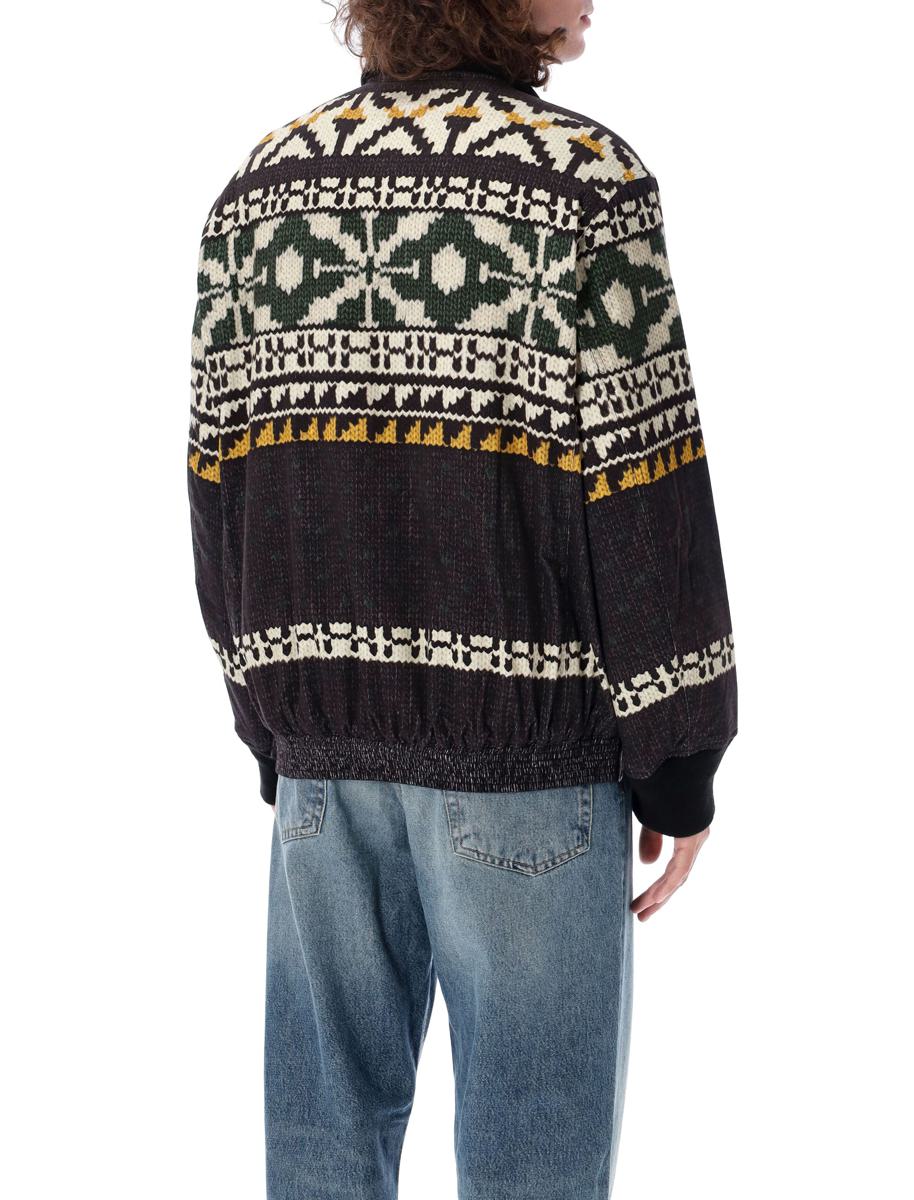 Sacai Muster-Strickjacke