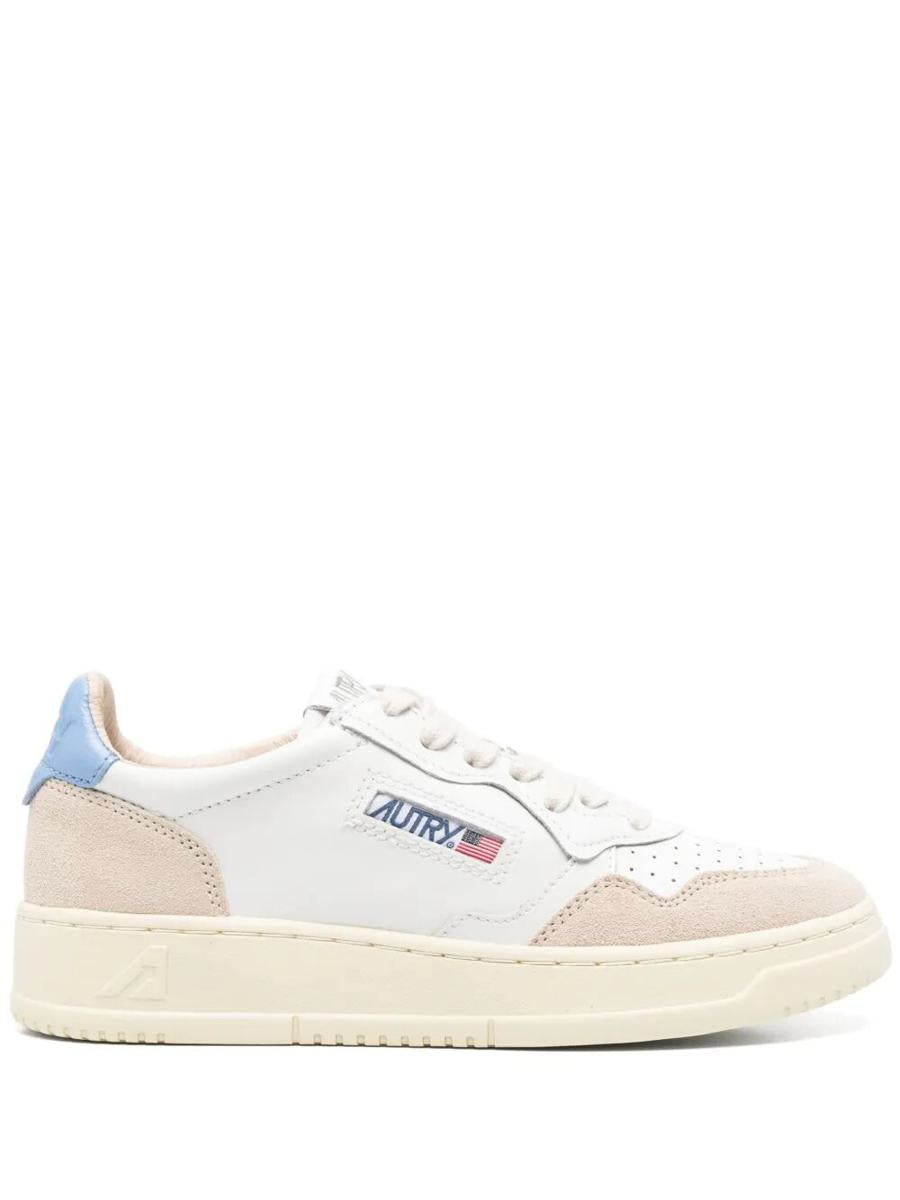 Autry „Medalist Low“ Wildleder-Sneakers
