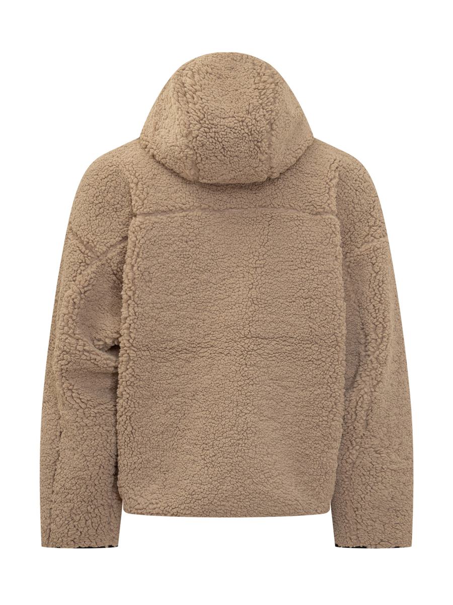 Diesel Diesel Herren Teddy Zip Logo Jacke Beige