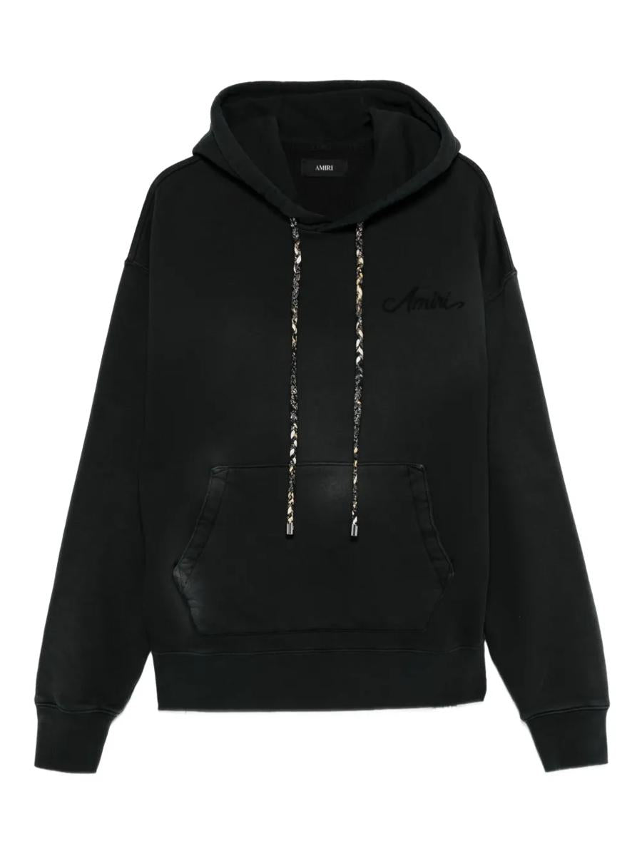 Amiri – Kapuzenpullover mit Stickerei und Kordelzug