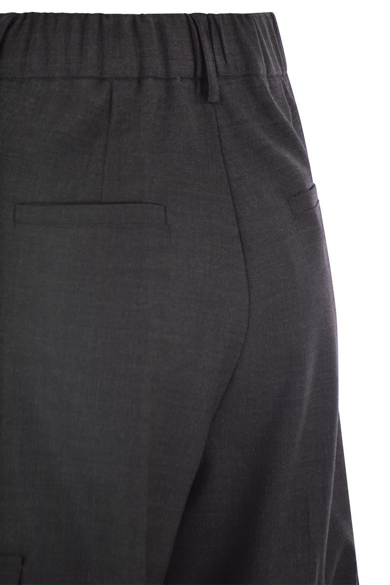 Herno Cargohose aus Woll-Viskose-Mix