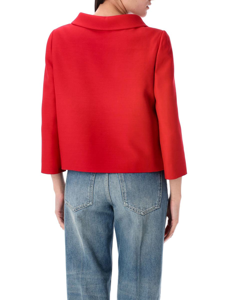 Valentino Garavani Krepp-Couture-Jacke