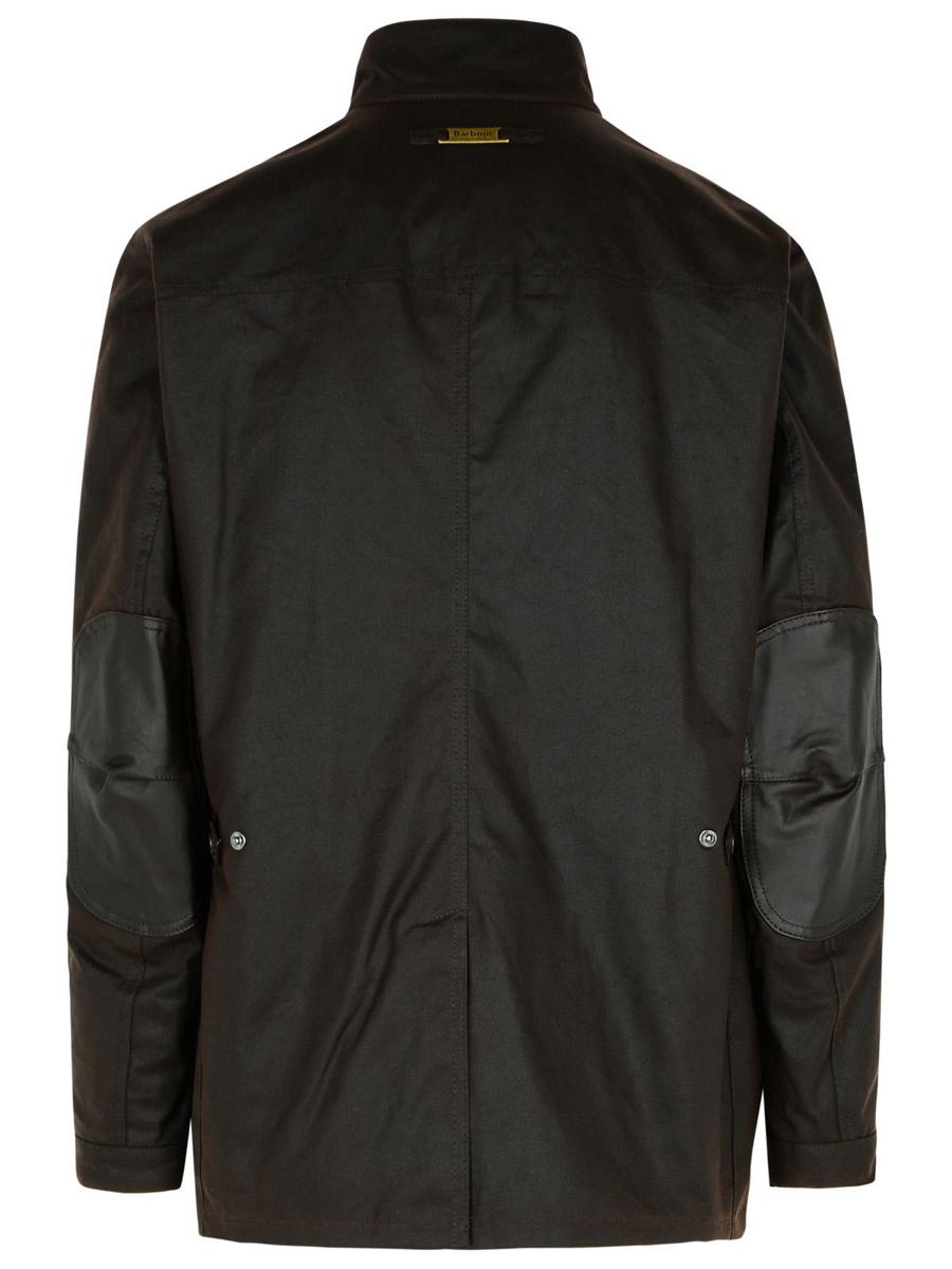 Barbour „Ogston“ braune Jacke aus gewachster Baumwolle
