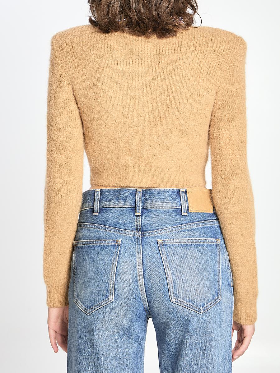 Strickjacke mit Verzierung