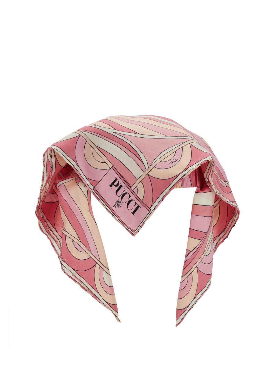 Pucci Visier mit Schal