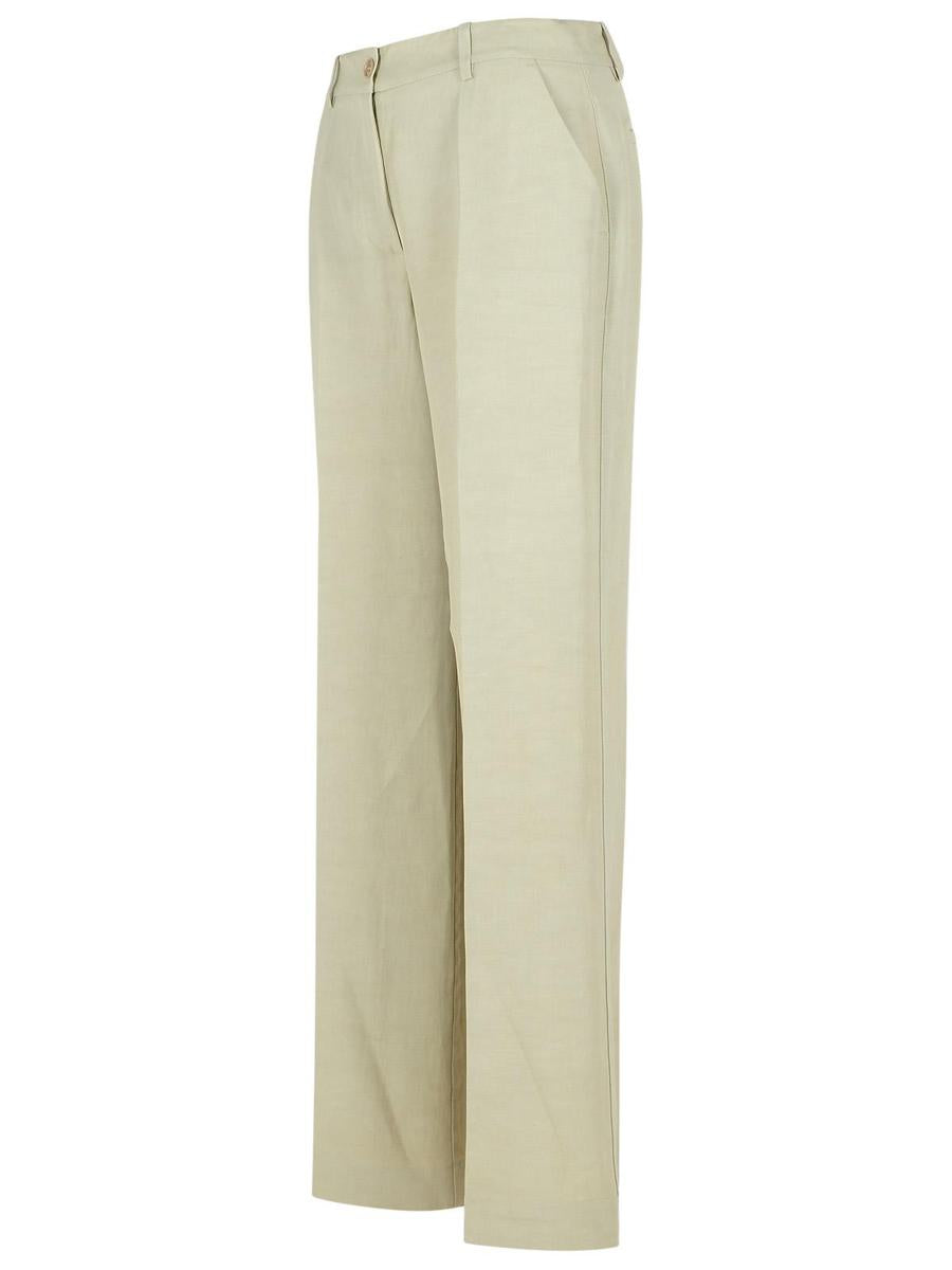 PAROSH Beige Hose aus Viskosemischung