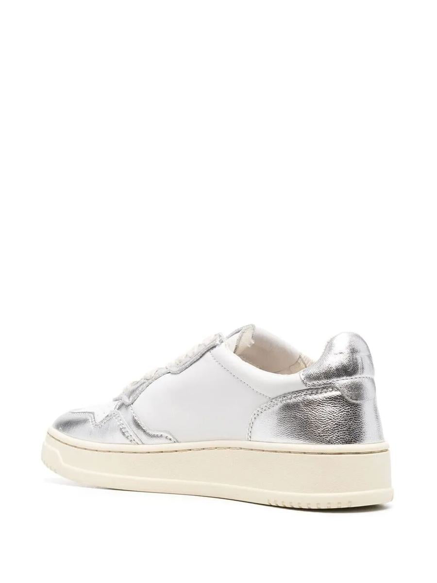 Autry „Medalist Low“ Sneakers aus verspiegeltem Leder