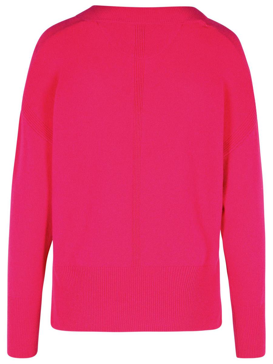Fuchsiafarbener Kaschmirpullover von Purotatto