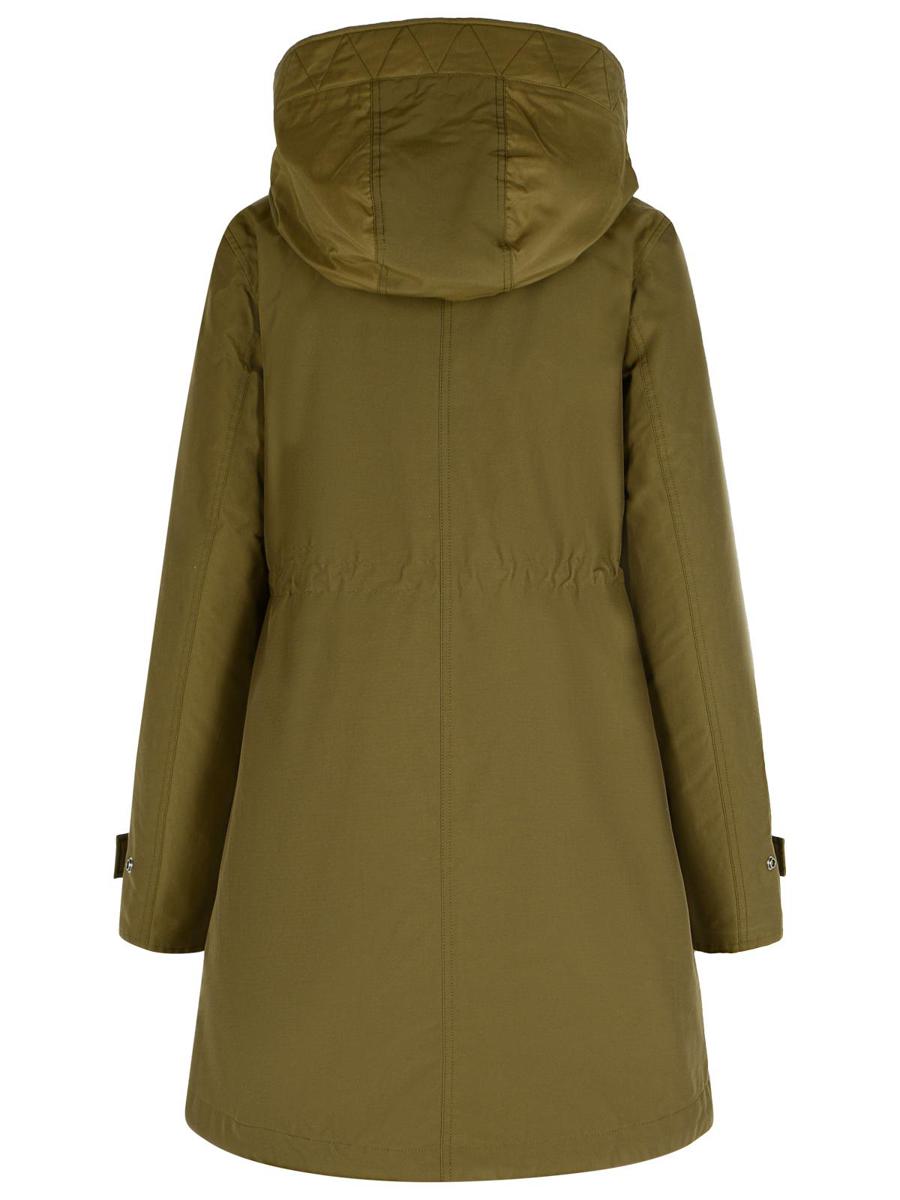Woolrich 3-in-1 „Authentic“ dunkelgrüner Parka aus Baumwollmischung