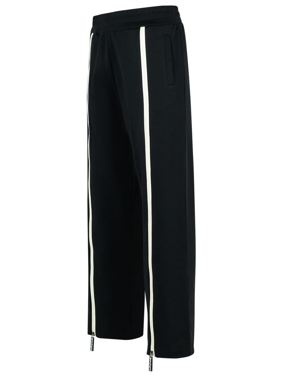 Palm Angels Track‘ Schwarze Hose aus Polyestermischung