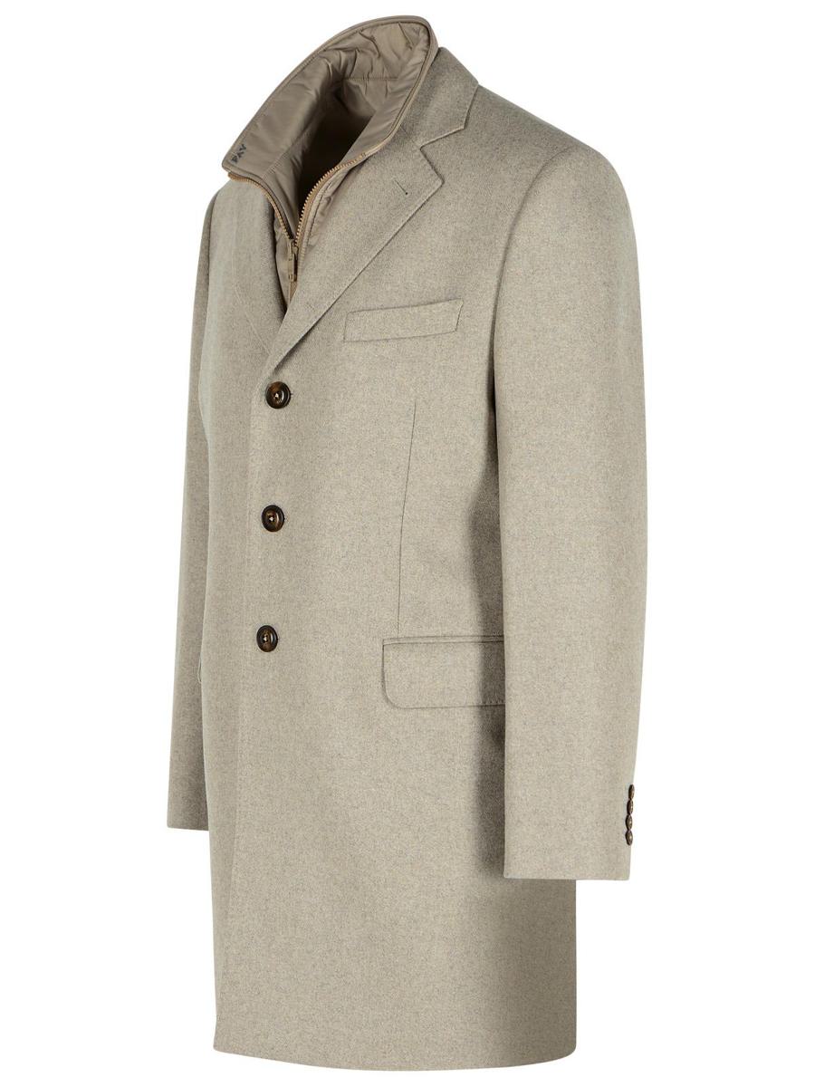 Fay „Easy“ Mantel aus Polyamid in Beige