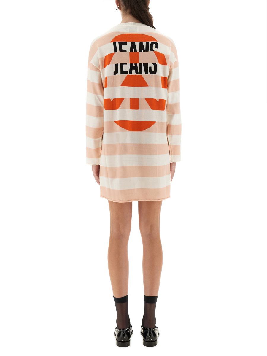 Moschino Jeans Minikleid aus Wolle