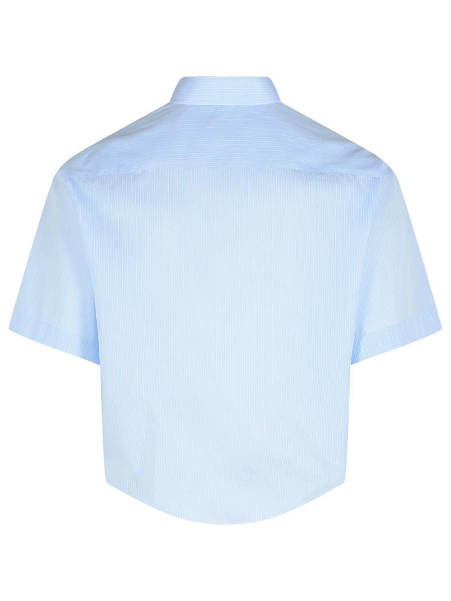 Maison Margiela Hellblaues Baumwollhemd