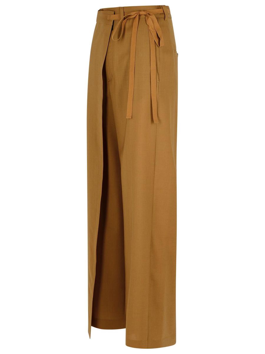 MM6 Maison Margiela Beige Wollhose