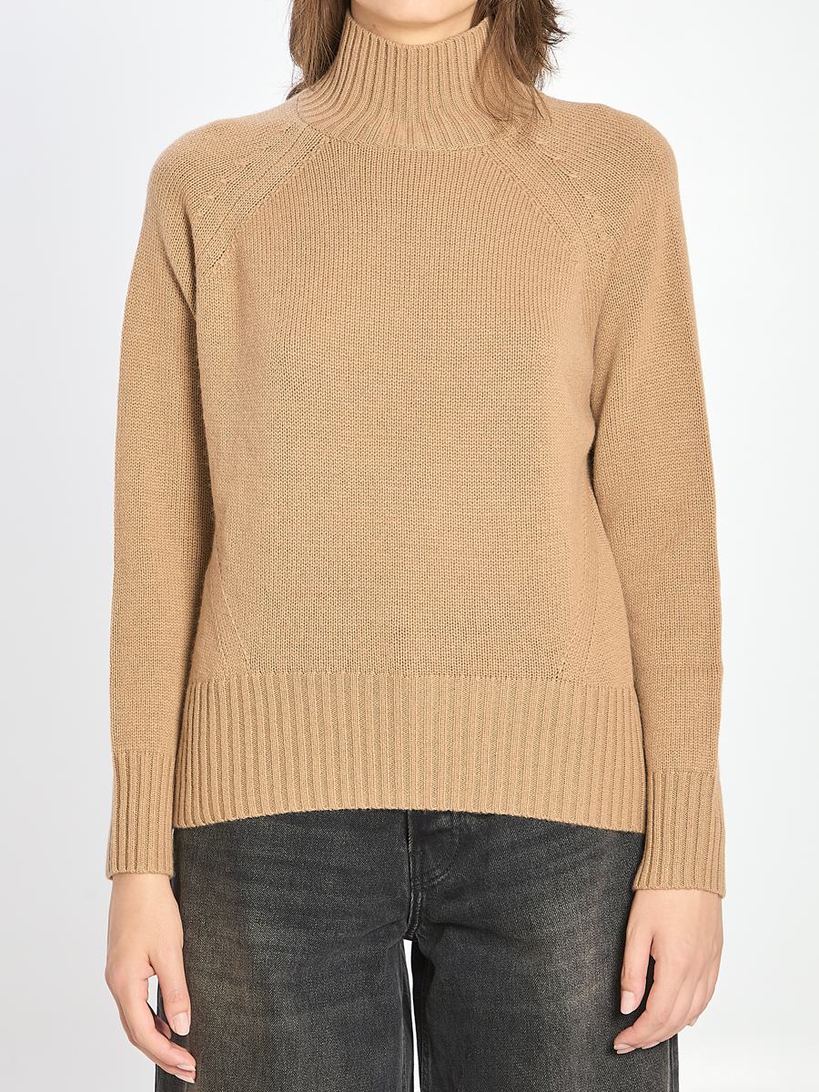 Rollkragenpullover aus Wolle und Kaschmir