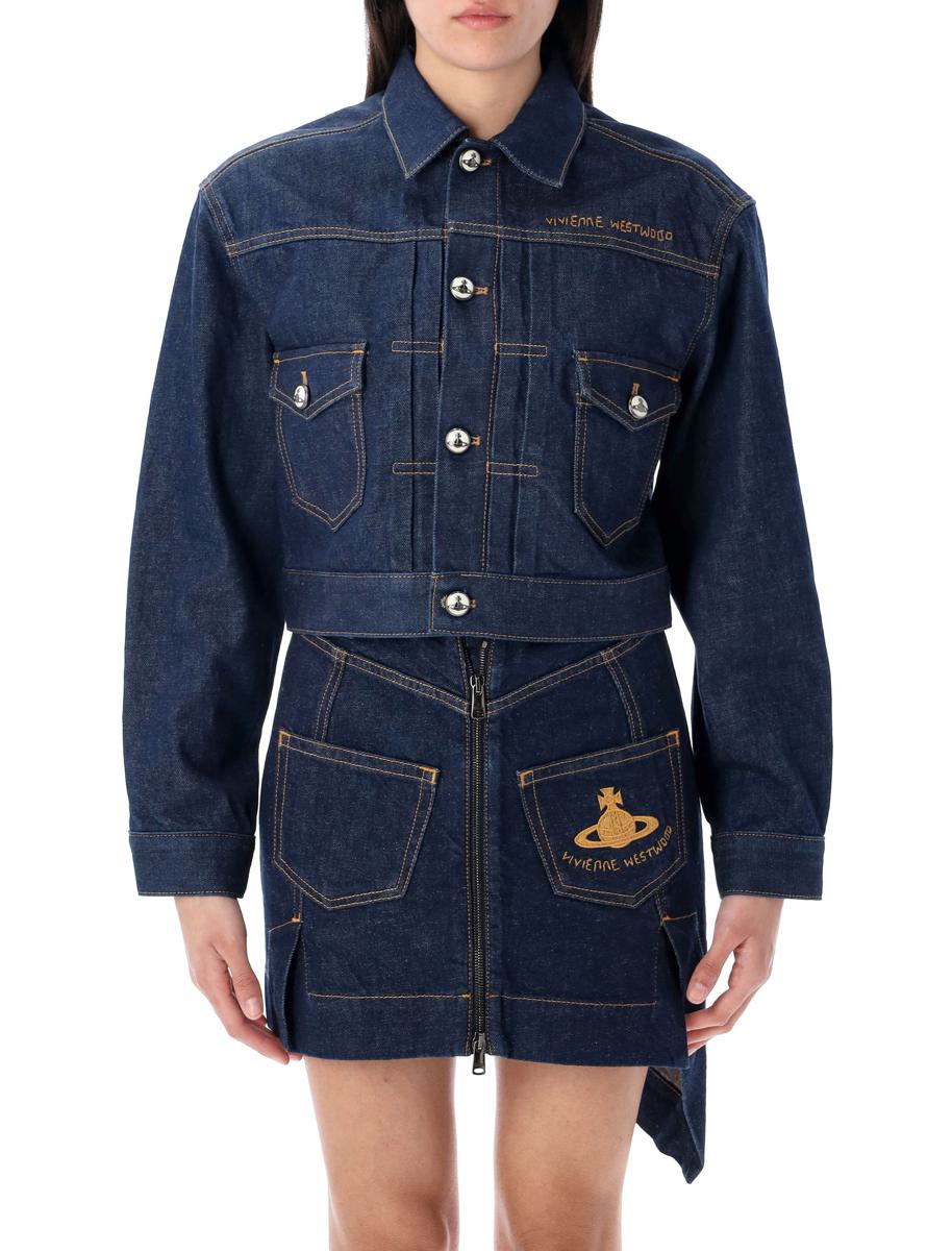 Vivienne Westwood – Kurze Marlene-Jeansjacke