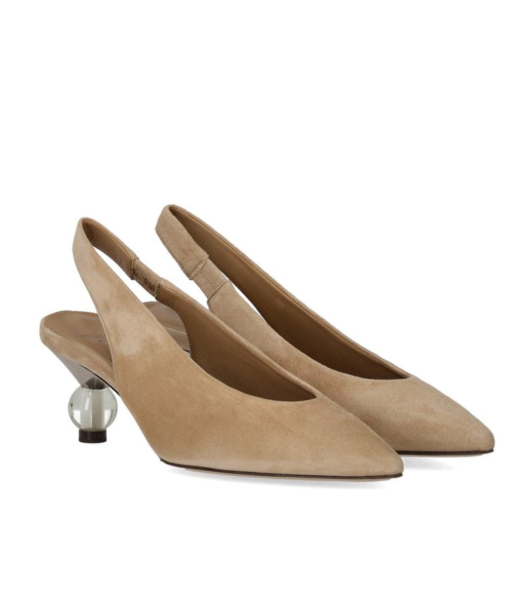 Weekend Max Mara – Orma – Beige Slingback-Pumps