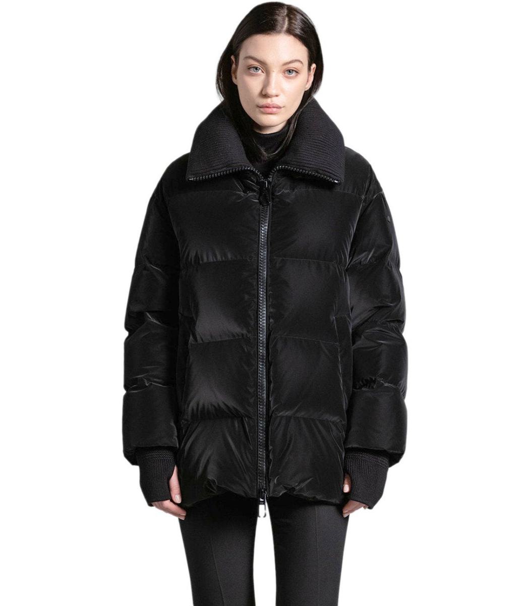 Duno – Glänzende schwarze Daunenjacke