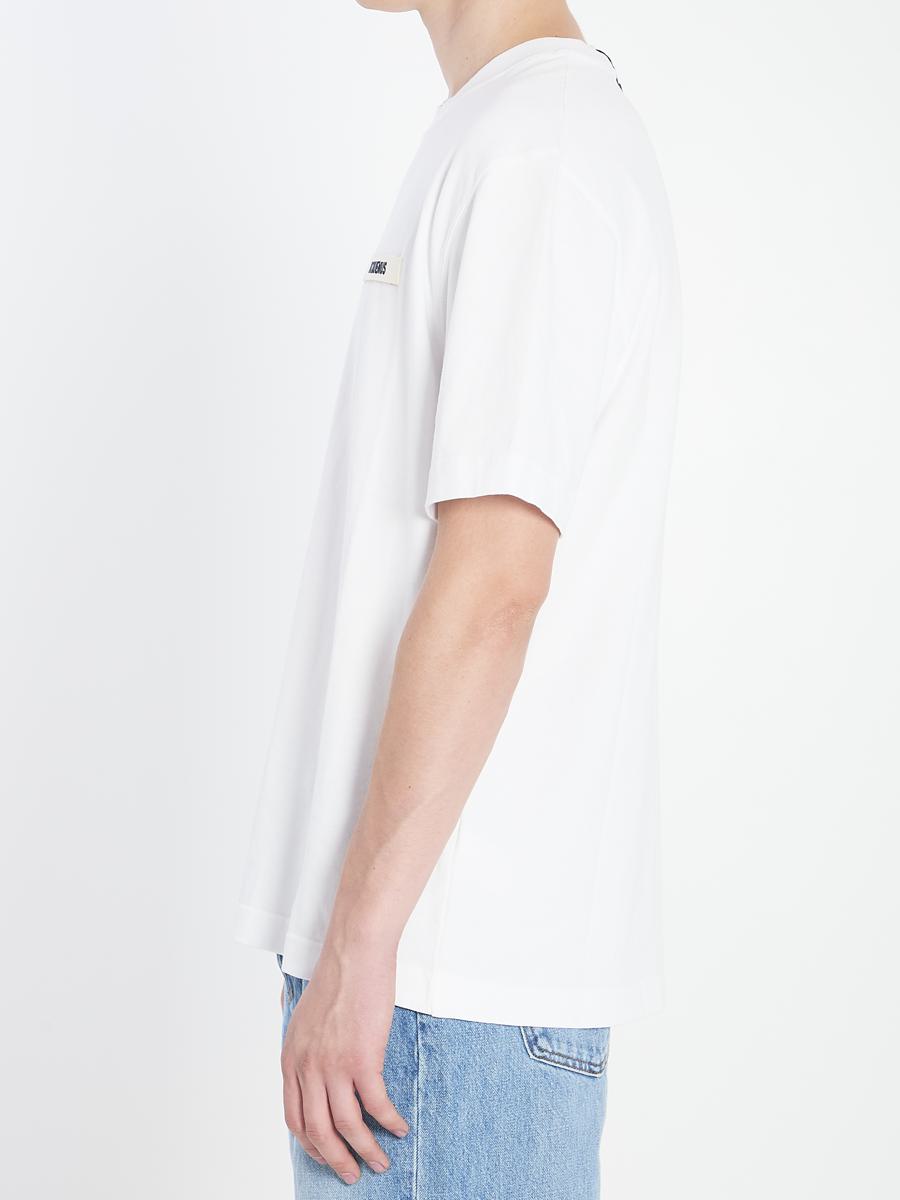 T-Shirt aus Grosgrain