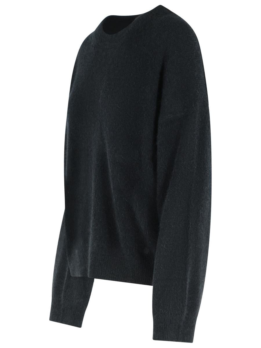 Schwarzer Pullover aus Wollmischung von Loulou Studio