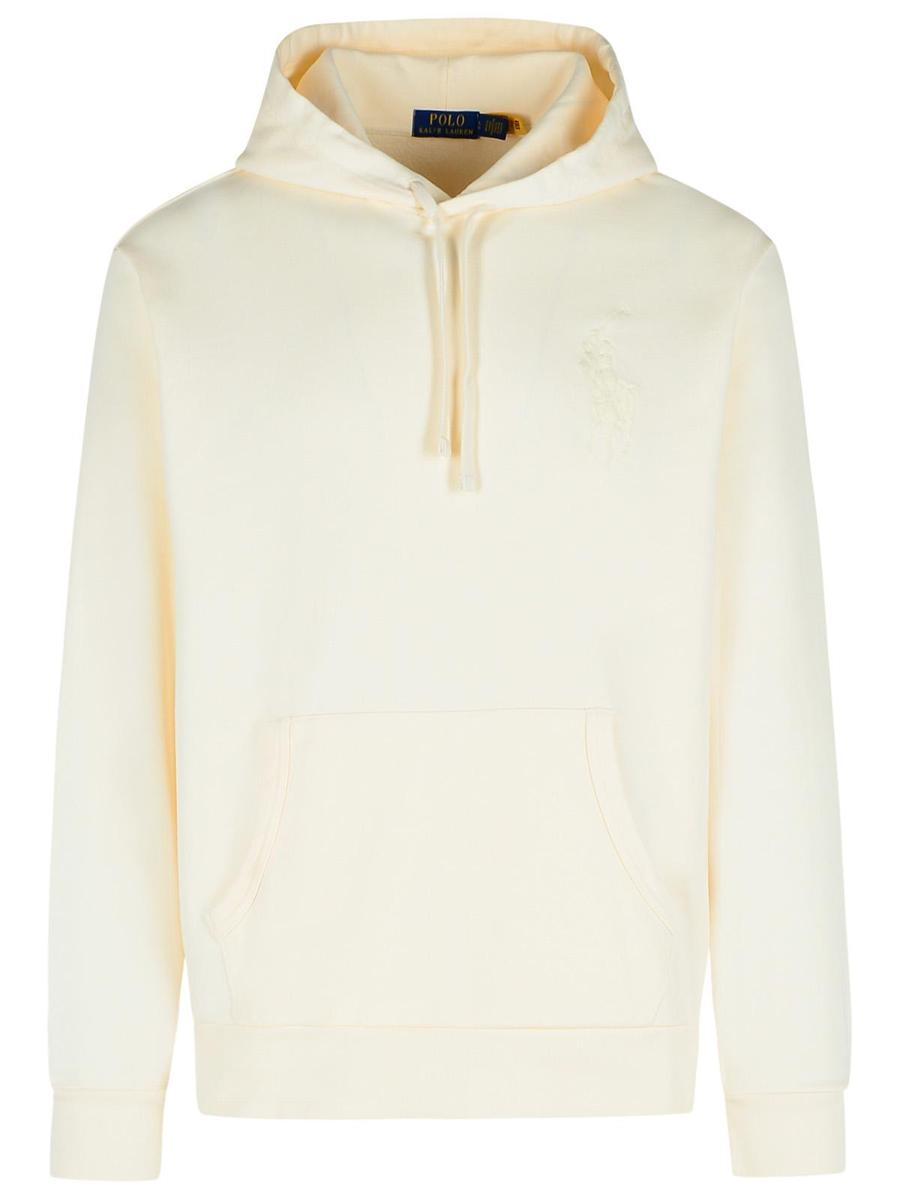 Polo Ralph Lauren – Cremefarbenes Baumwoll-Sweatshirt