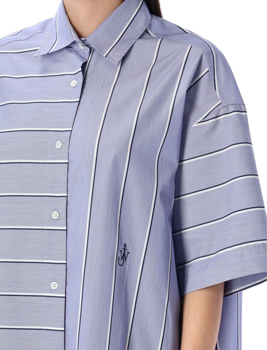 JW Anderson Hemdkleid mit Stufensaum