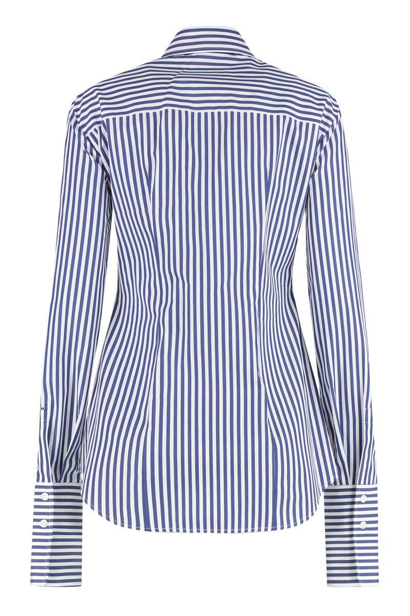 Sportmax gestreiftes Popeline-Hemd