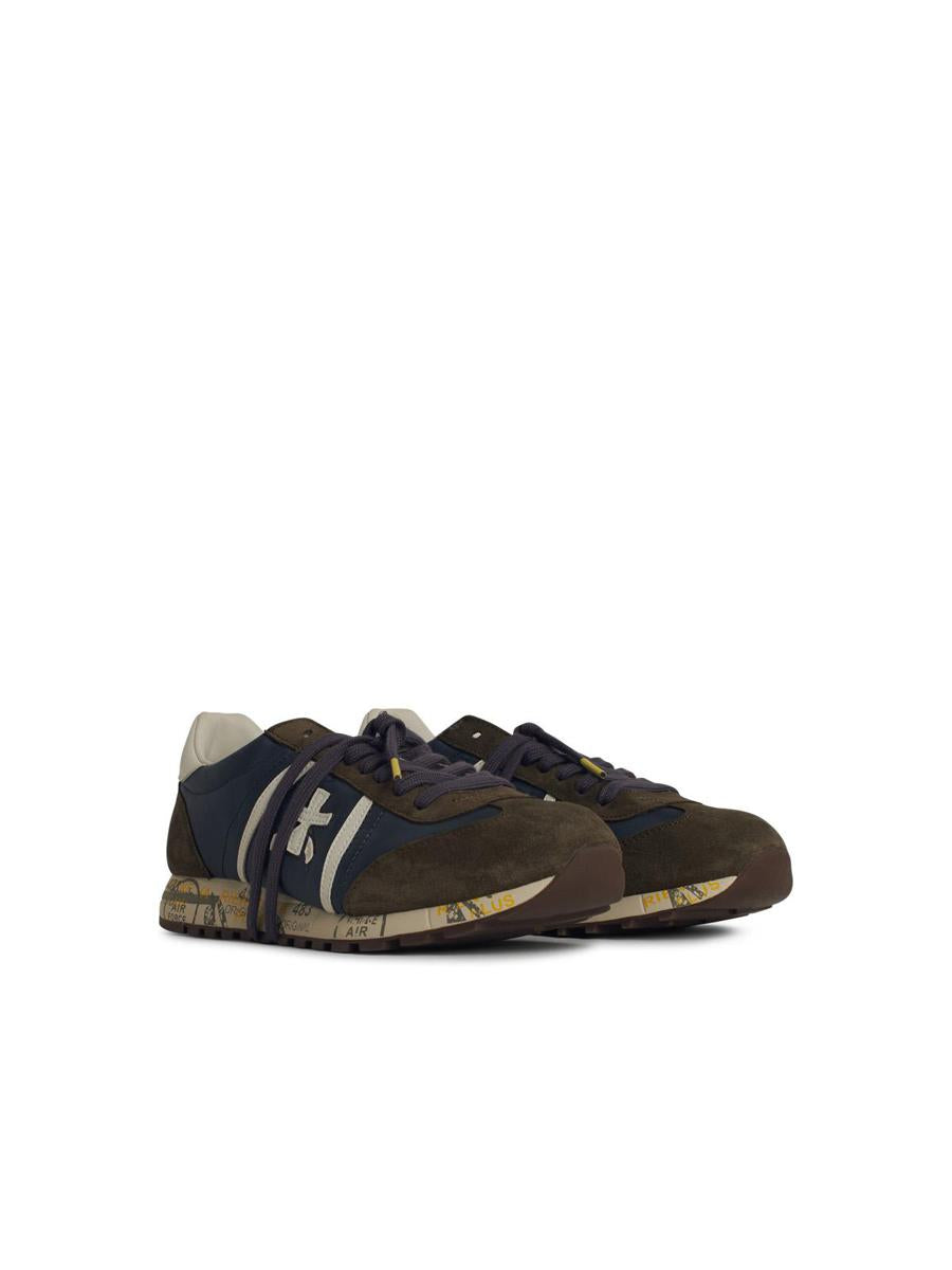 Premiata „Lucy“ – Blaue Sneakers aus Ledermischung