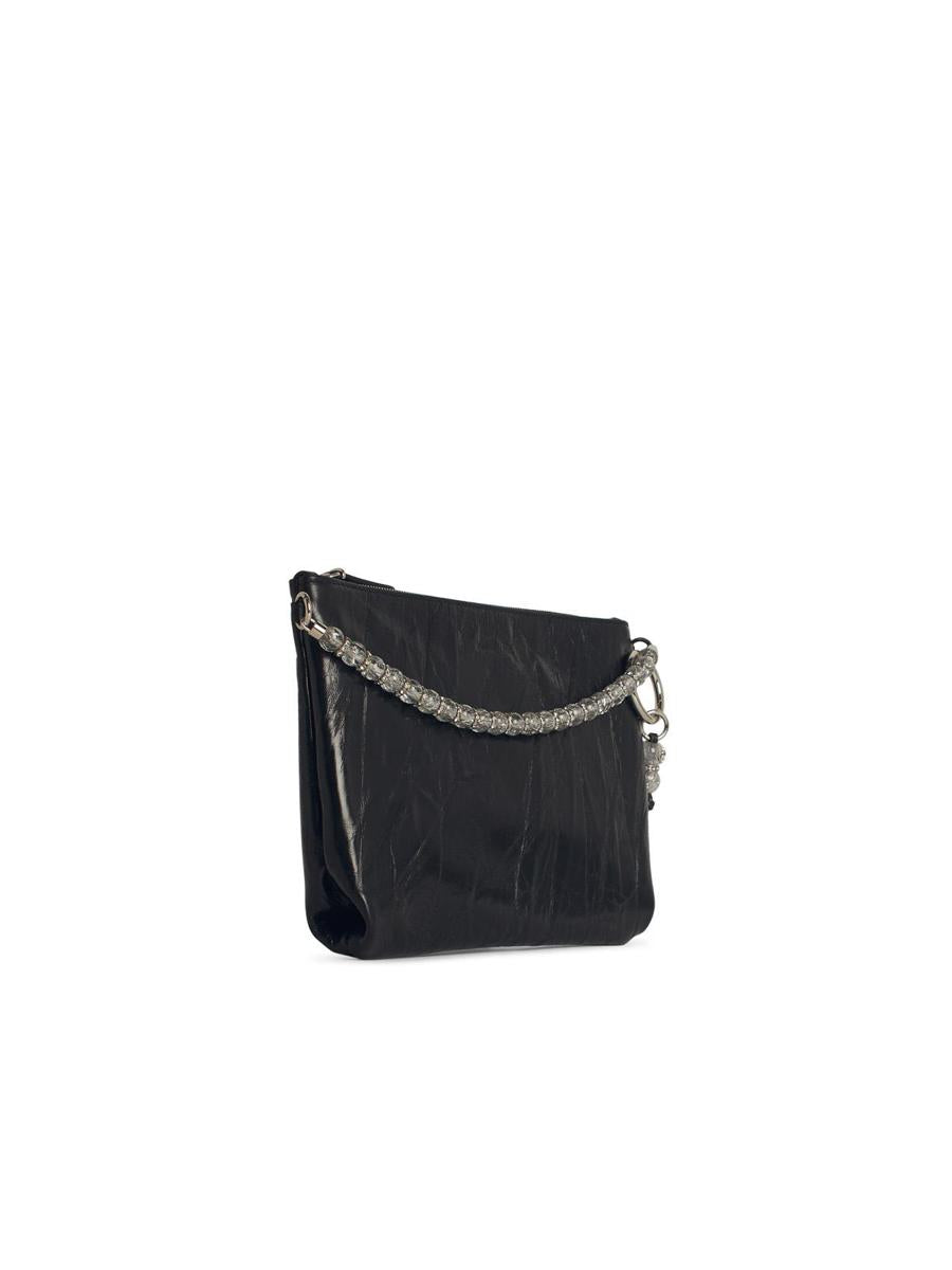Jimmy Choo „Callie“ schwarze Ledertasche