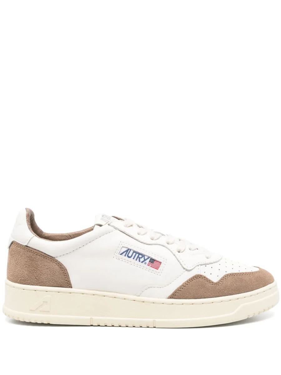 Autry „Medalist Low“ Wildleder-Sneakers