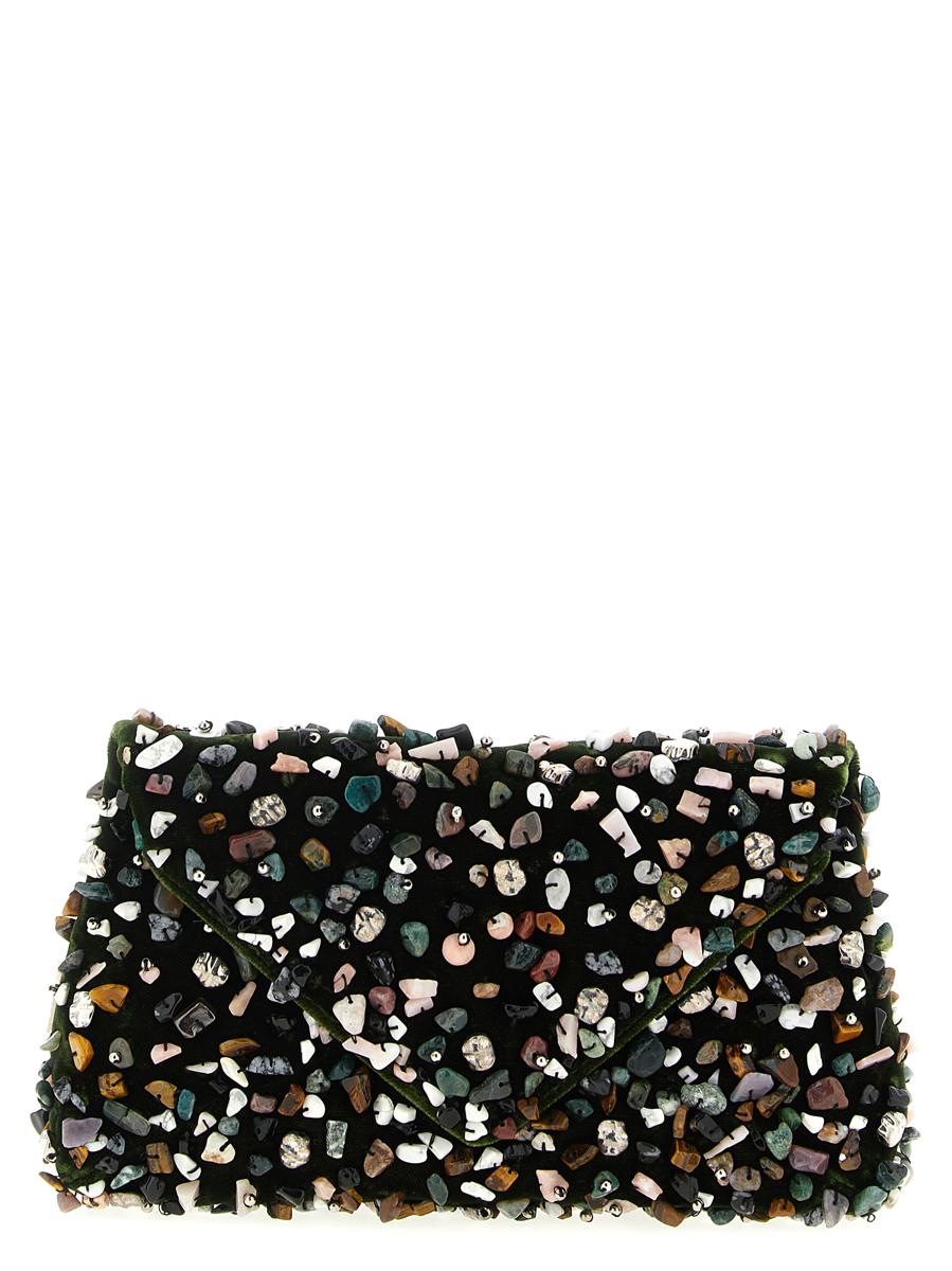Dries Van Noten – Verzierte Umschlag-Clutch