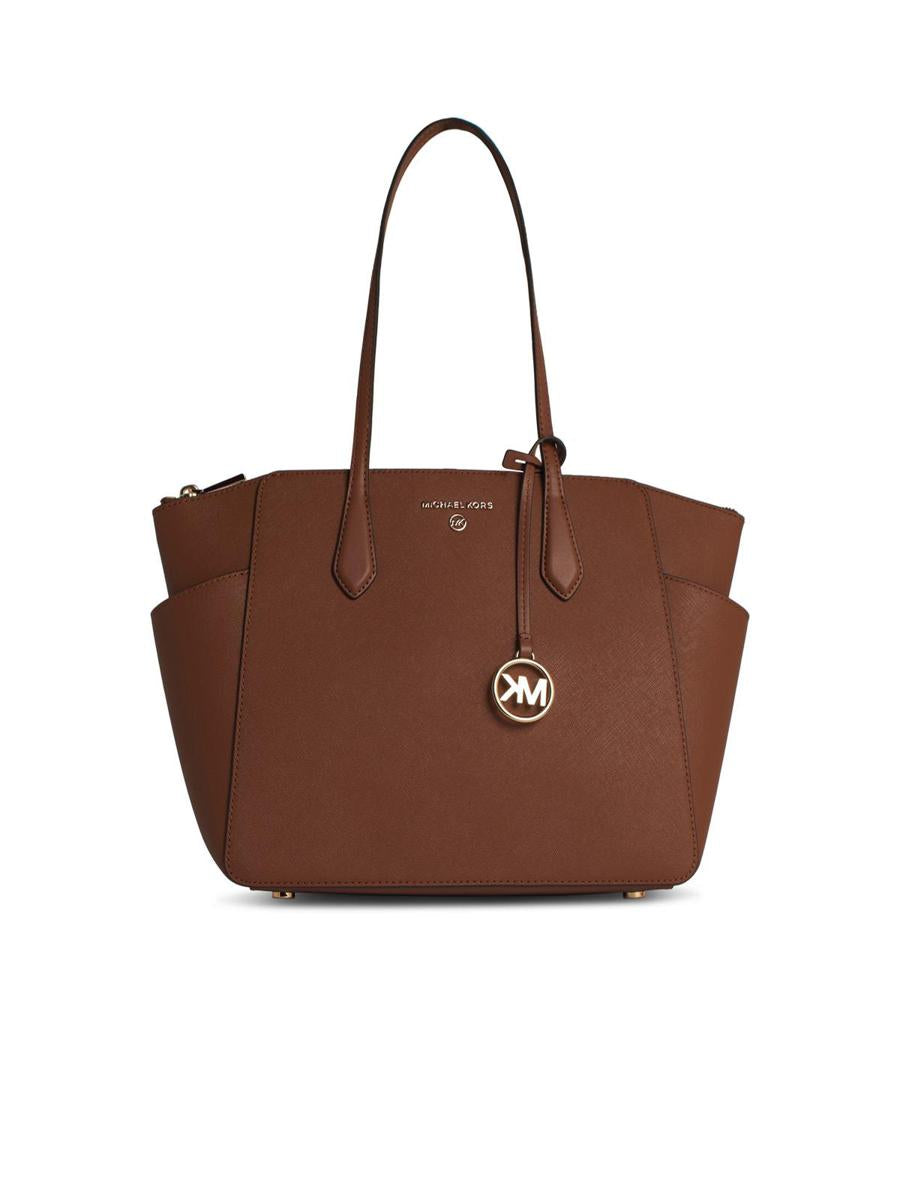 Michael Kors – Marylin – Einkaufstasche aus braunem Leder