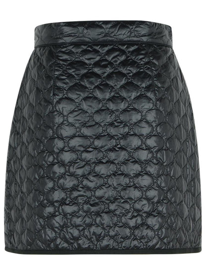 Moncler Schwarzer Polyamidrock
