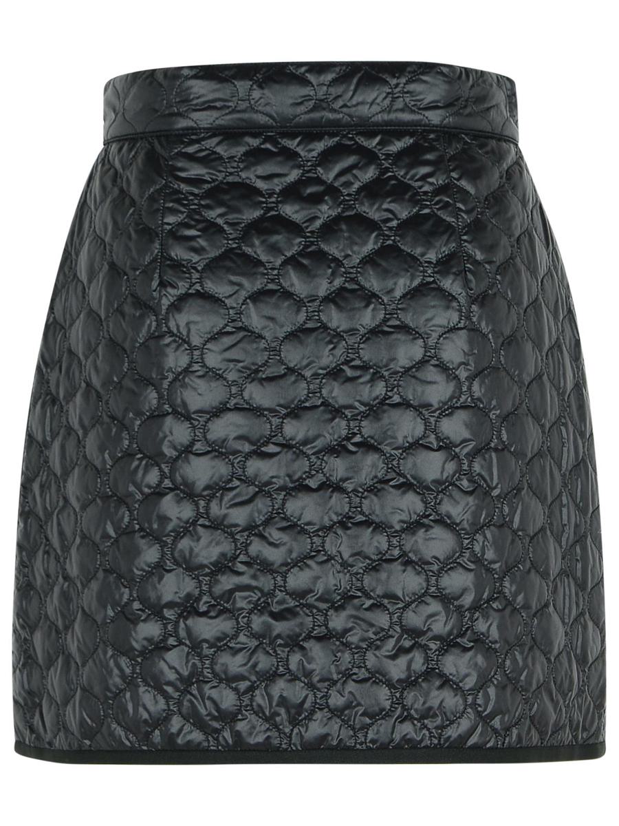 Moncler Schwarzer Polyamidrock