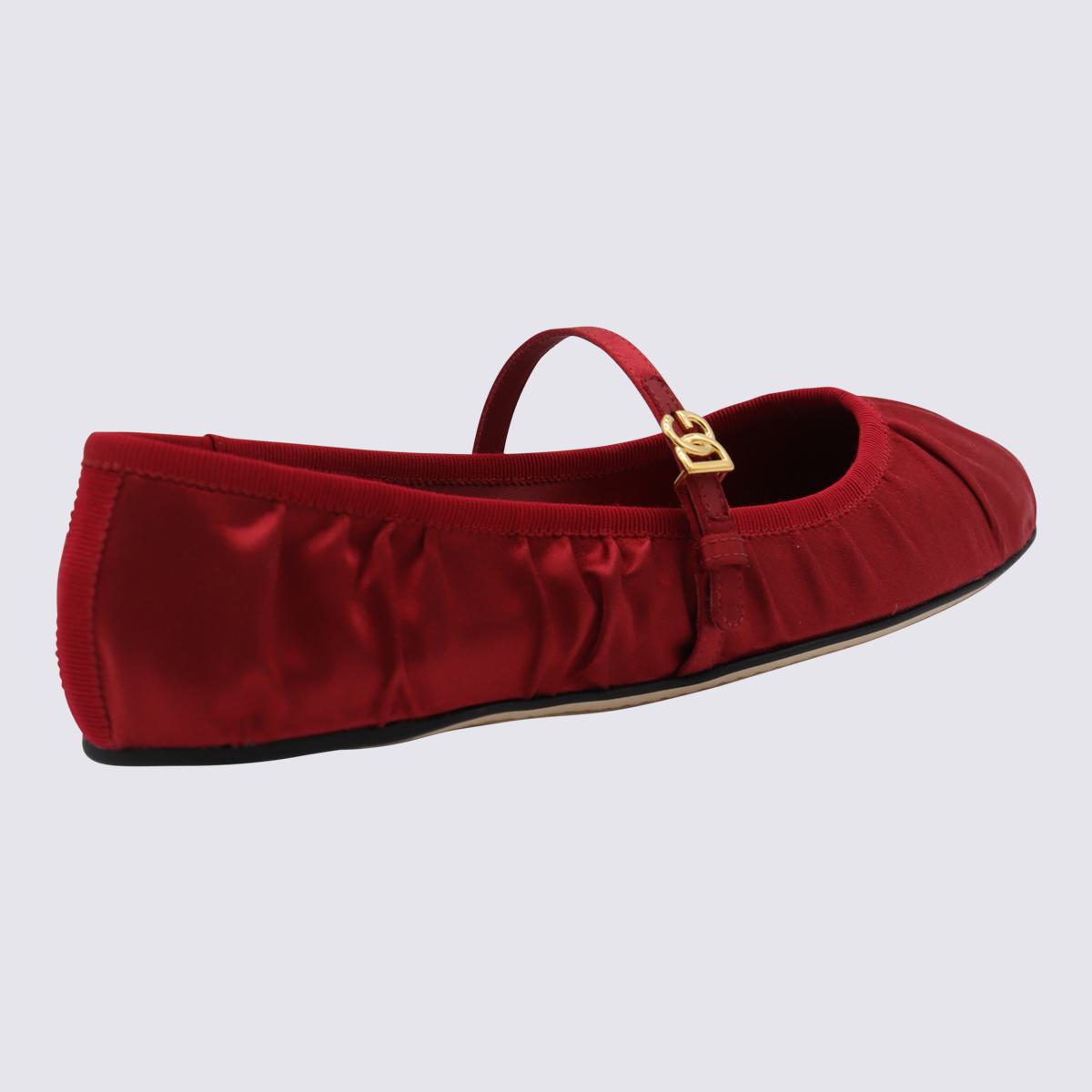 Rote Ballerinas von Dolce &amp; Gabbana