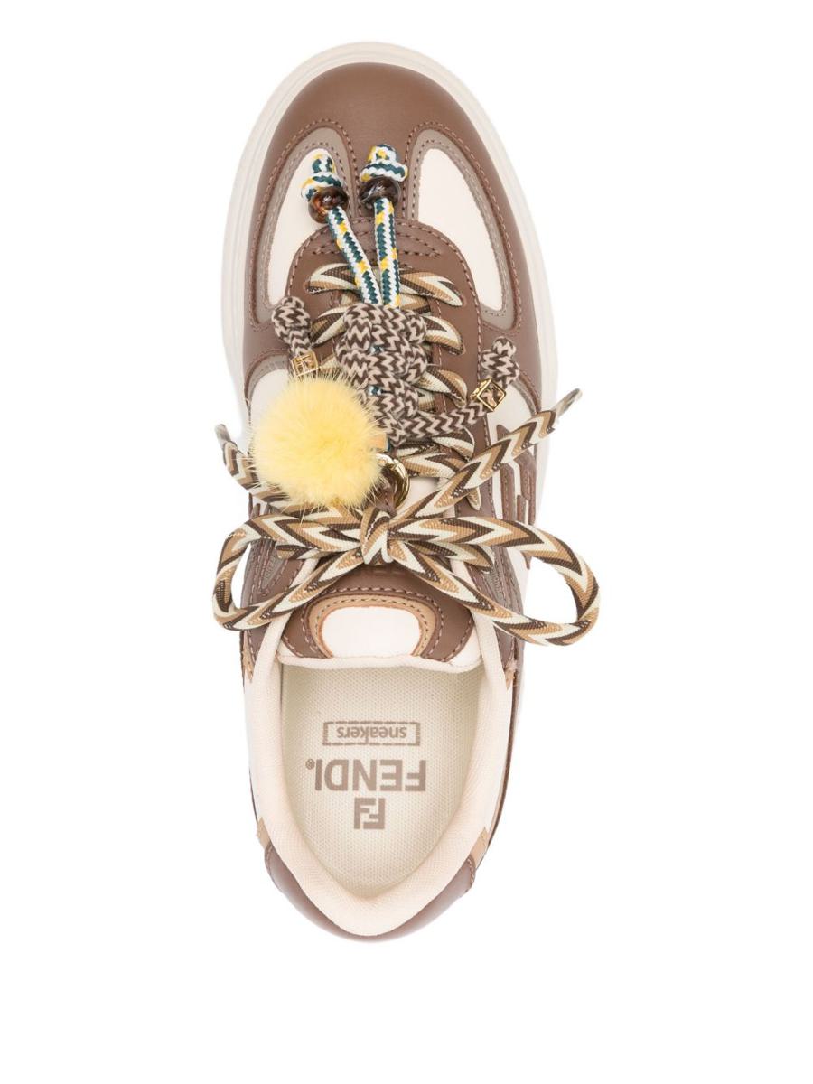 Fendi Fendi Match Charm Verzierte Sneakers