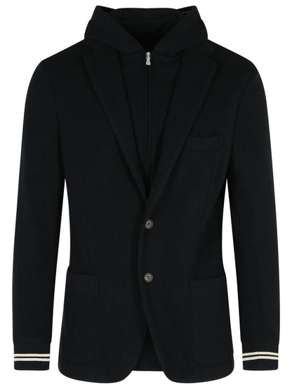Eleventy – Blazer aus schwarzer Kaschmirmischung