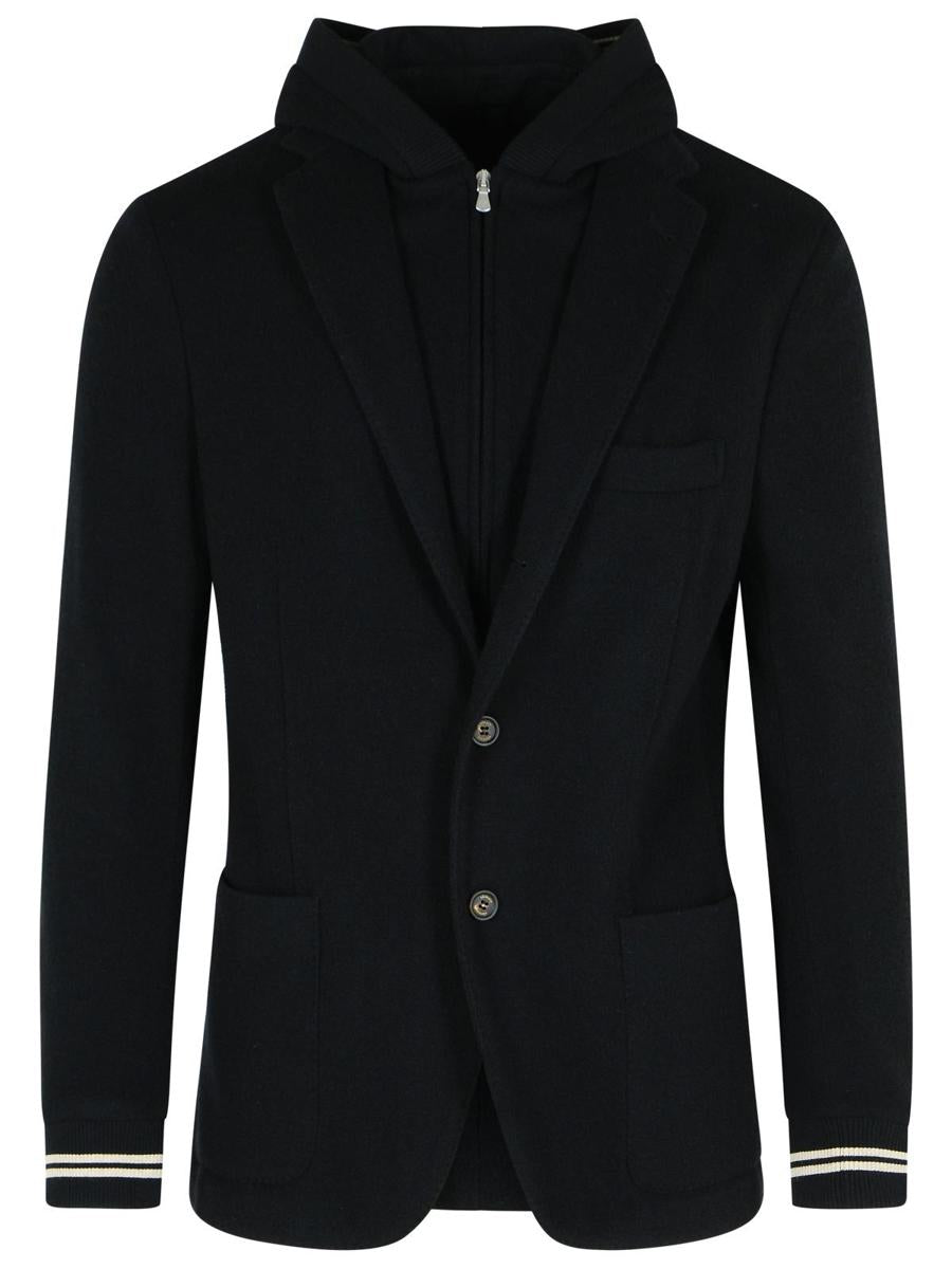 Eleventy – Blazer aus schwarzer Kaschmirmischung