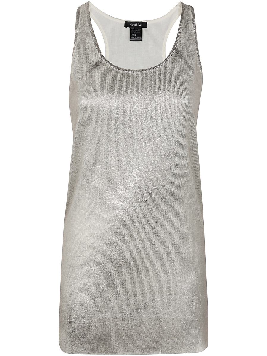 Avant Toi Laminiertes geripptes Modal-Tanktop