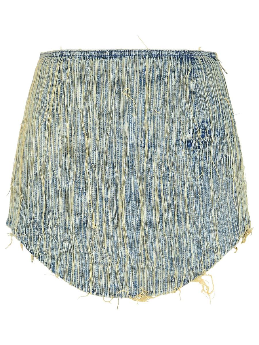 Diesel – Ada – Blauer Minirock aus Baumwolle