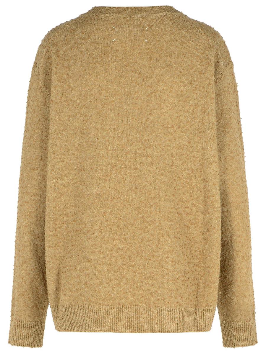Beigefarbener Pullover aus Wollmischung von Maison Margiela