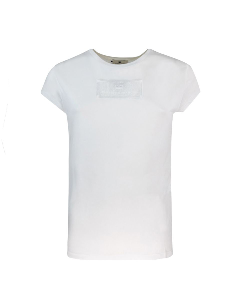 Elisabetta Franchi T-Shirt mit Logo-Print