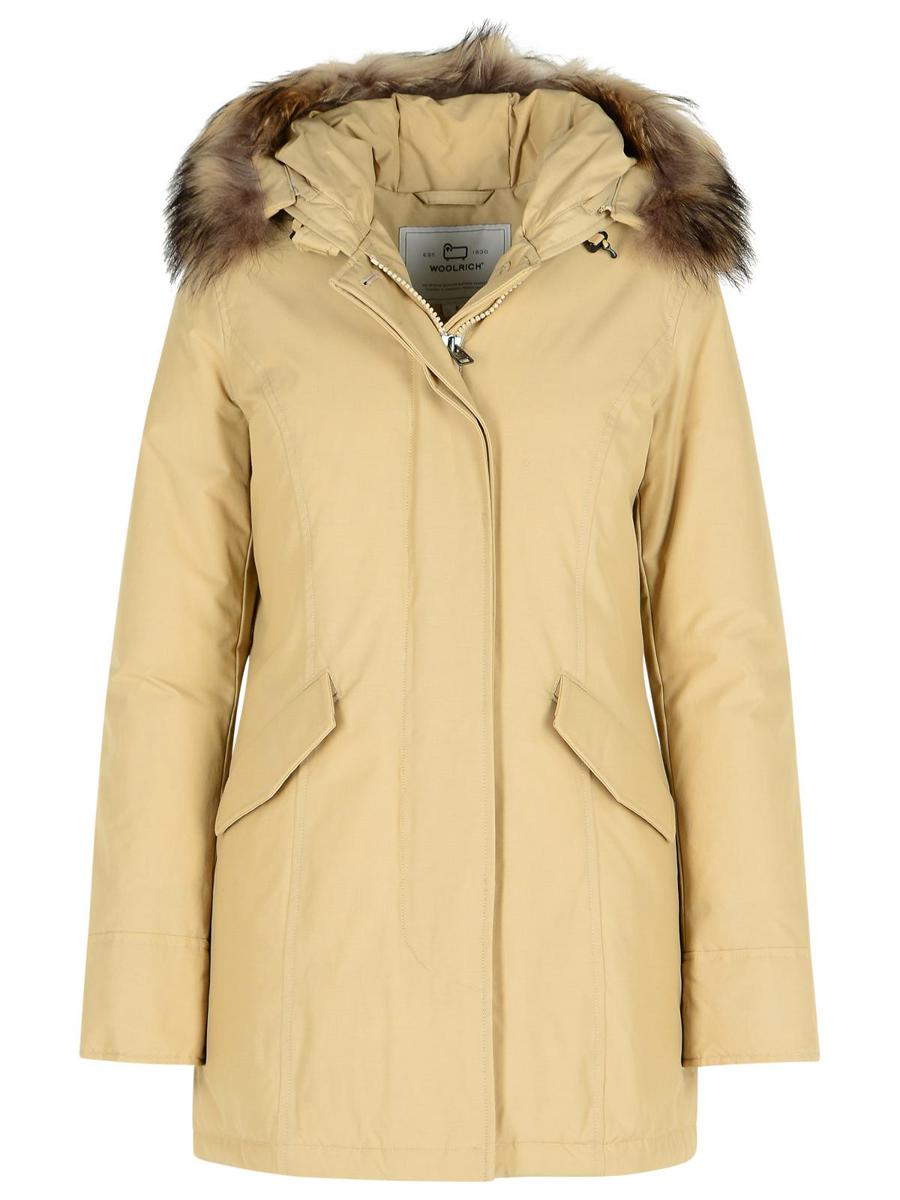 Woolrich Marka „Artic“ aus beiger Baumwollmischung