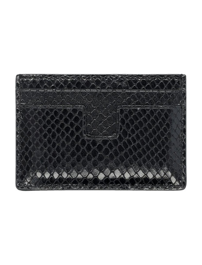 Tom Ford Kartenetui mit Python-Print