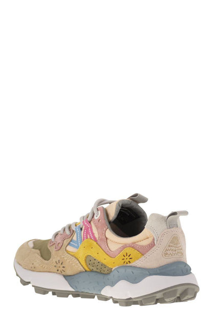 Flower Mountain Yamano 3 - Sneakers aus Wildleder und Funktionsgewebe